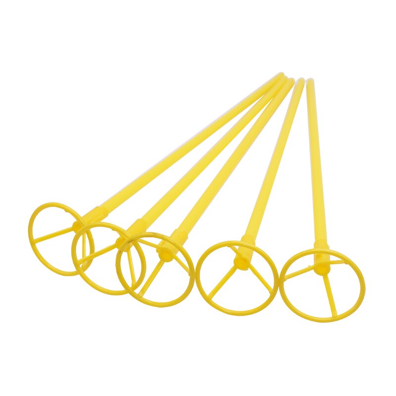 10Pcs Folie Latex Ballonnen Houder Sticks Met Cup Birthday Party Wedding Opblaasbare Ballen Decoratie Accessoires: foil ballon stick 06