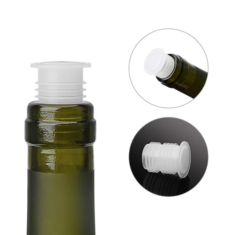 10 piece/set Wine Bottle Cap Stopper Red Wine Bottle Stopper Glass Bottle Save Plug Kitchen Accessories Bar Tool Plastic