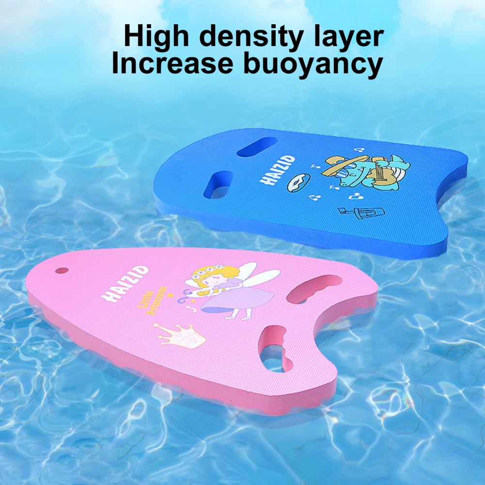 Children Swimming Kickboard Swim Training Aid with Handrail Holes Cartoon Swim Board Summer Pool Party EVA Swim Float Board