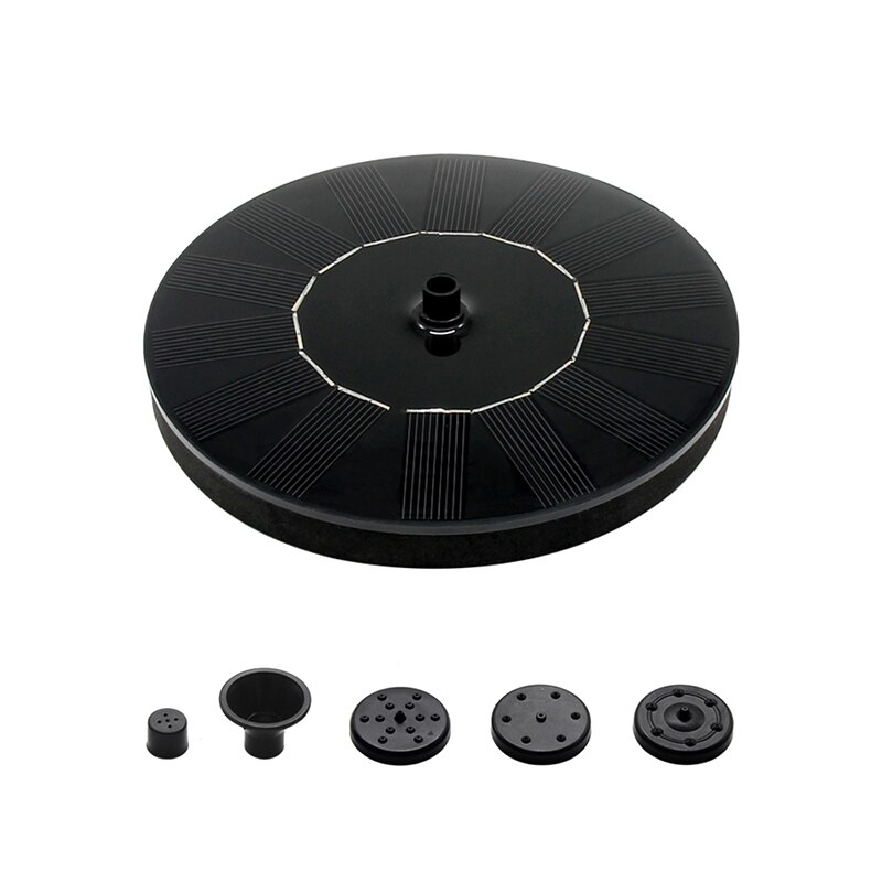 Zonne-energie Fontein Outdoor Pomp Vogel Bad Vijver Waterval Tuin Decoratie Zwembad Fontein Drijvende Vogelbad: Default Title