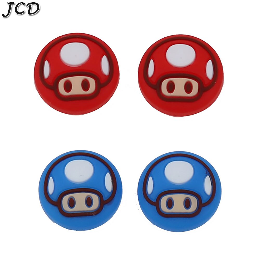 JCD 4pcs Silicone Caps For Nintend Switch NS Joy-Con Joystick Cover Thumb Stick Grip Cap For Joy con Controller Analog Stick Cap: 16 17 each 2pcs