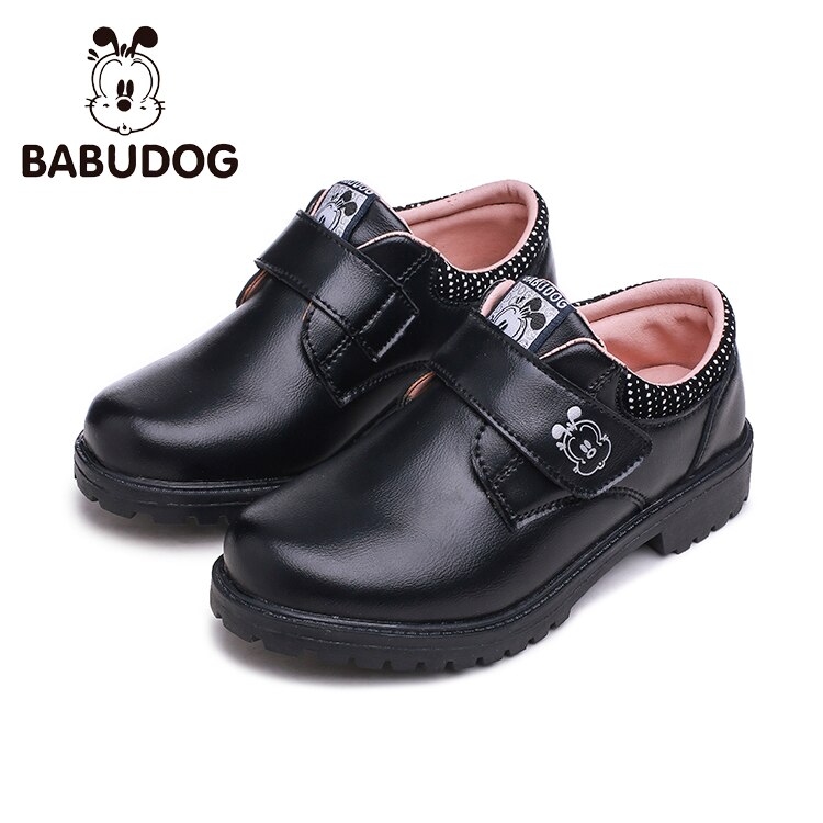 BABUDOG Brand Leather Shoes for Boys Student British School Uniform Dress Shoes Children Party Shoes Boys Shoes Dance 29-39