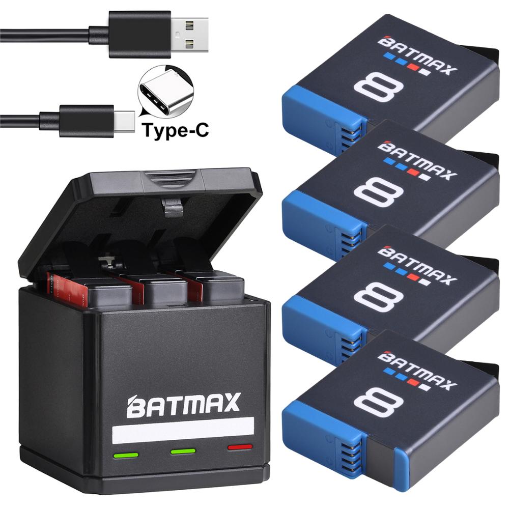 Batterie Batmax pour Gopro Hero 8 Black Hero 8, Tr – Grandado
