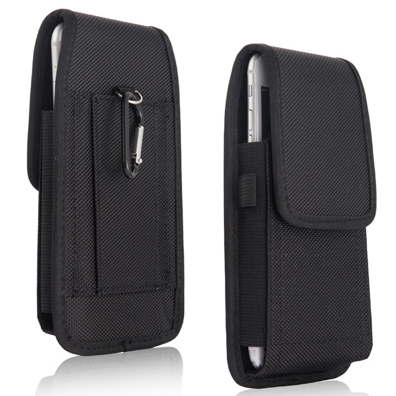 Riemclip Telefoon Case Voor Xiaomi Redmi Note 6 Pro Nylon Sleeve Bag Taille Holster Case Cover Voor Xiaomi Redmi 6 6A