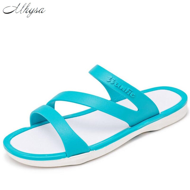 Mhysa dames slippers zomer slip on dames sandalen schoenen casual zachte leren slippers dames flats slippers schoenen