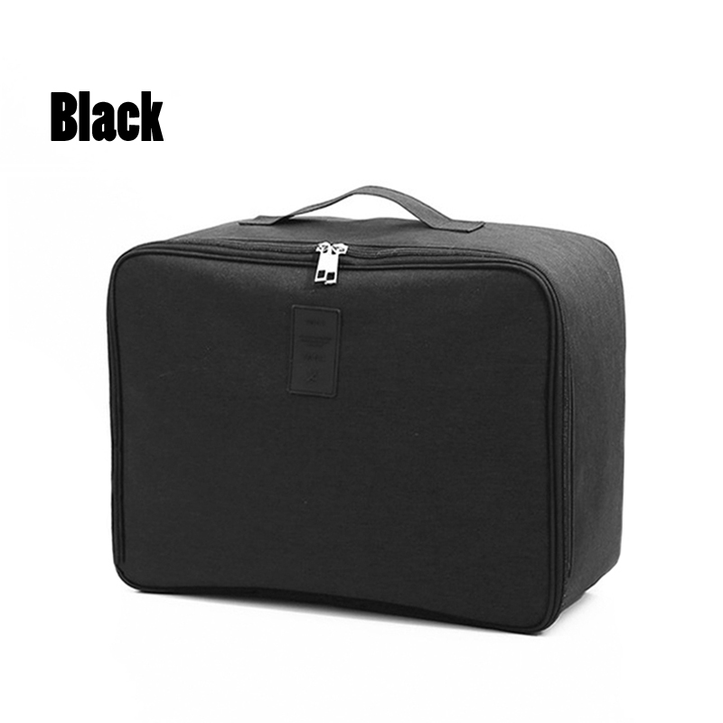 Reistas Unisex Grote Capaciteit Bagage Tas Vrouwen Waterdichte Handtassen Mannen Reistas Multifunctionele Opslag Reizen Plunjezak: Black