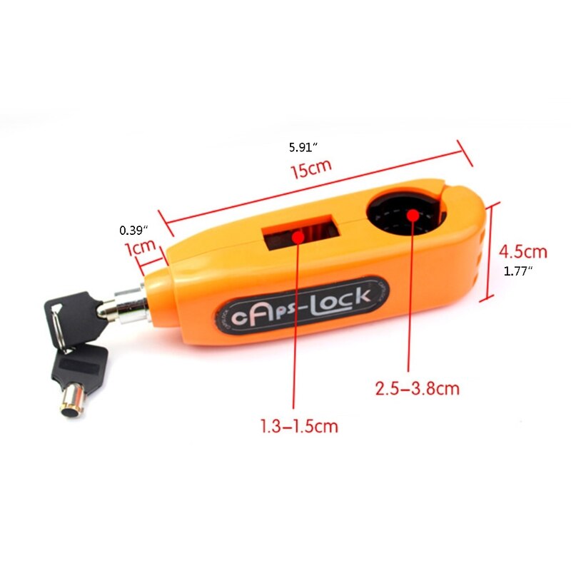 Brake Throttle Lock for Motorbike Anti-theft Lock Scooter Safety Handlebar Lock