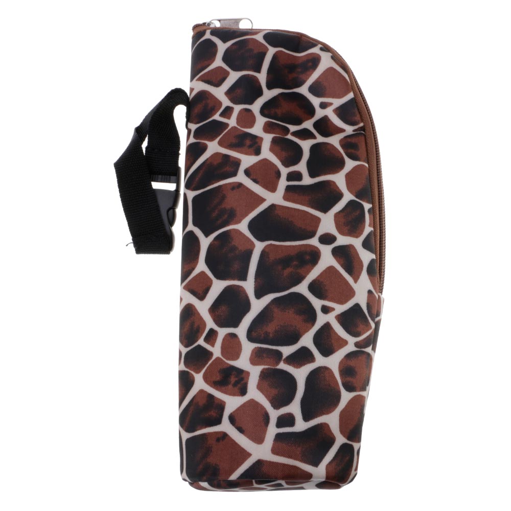 Baby Bottle Thermal Bag Durable Milk Insulation Tote Portable For Outdoor, Picnic, Camp Can Be Hung Infant Stroller Brown Heart: SPZ