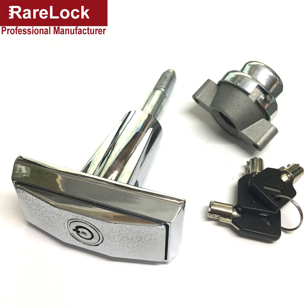 T Handle Vending Machine Lock with 3 Tubular Keys for Bussiness Equipment Train Plane Electrical Cabinet Rarelock g