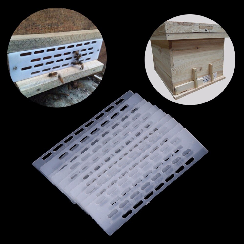 100 Pcs Beekeep Beehive Tools Beekeeping Tool Anti Escape Bee Queen Plastic Spacer Frame Hive Equipment Beekeeper Supplies