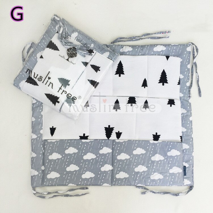 Sac de rangement de dessin animé, sac de rangement suspendu, lit bébé, marque, organisateur de berceau en coton, poche à jouets pour couches, ensemble de literie de berceau: G