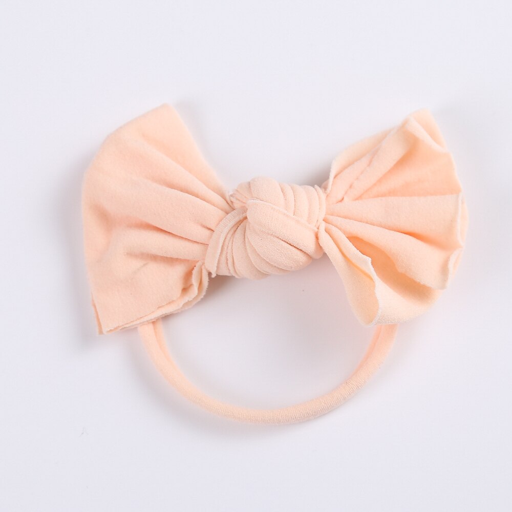 16 Stks/partij Leuke Strik Baby Hoofdband Voor Meisje Nylon Hoofd Bands Zachte Haarbanden Voor Kinderen Haarbanden Voor Kinderen Baby haar Accessoires