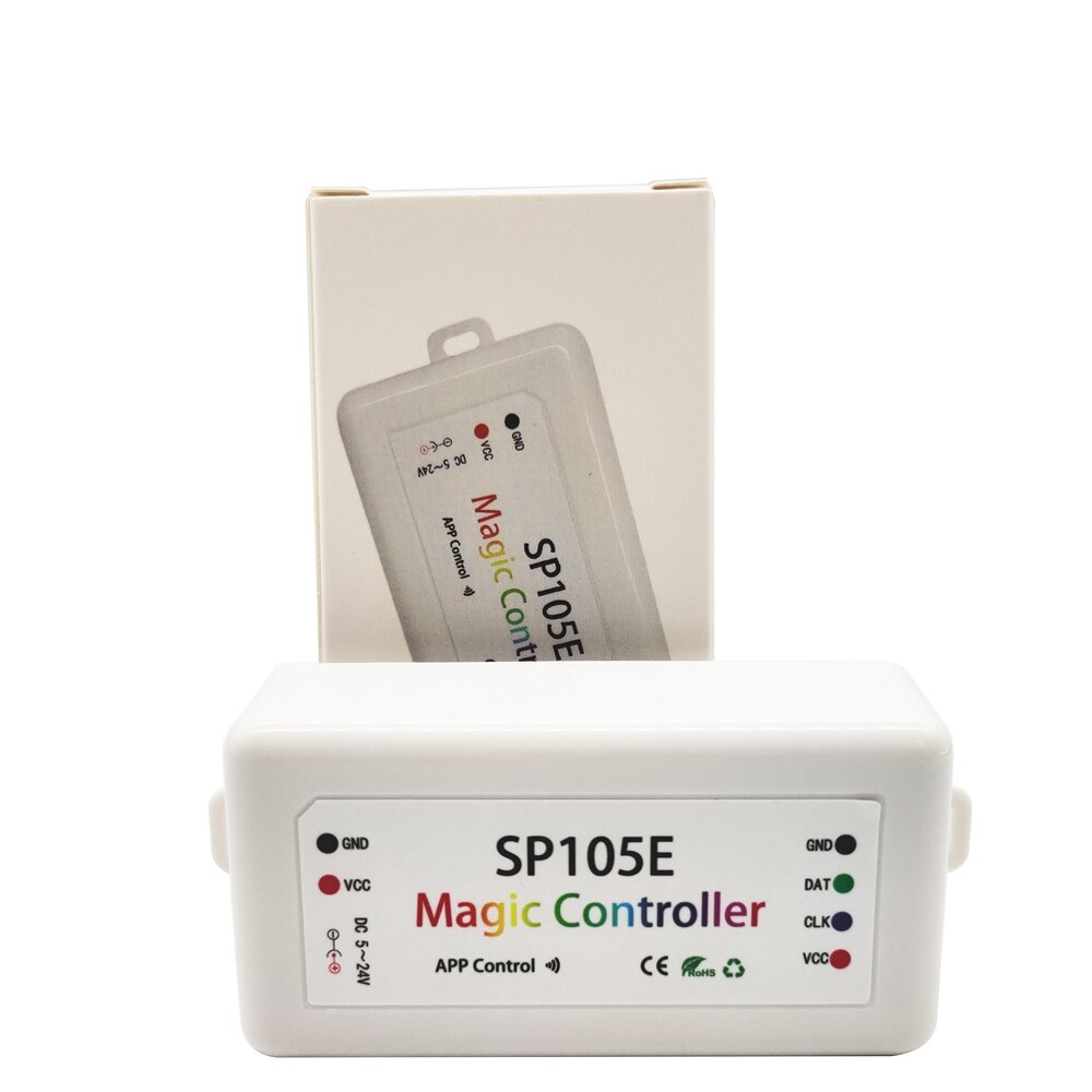 Smart Wifi Muziek Bluetooth Controller SP105E/SP106E/SP107E/SP108E/SP110E Voor WS2812 SK6812 WS2811 Adresseerbare Led rgb Tape Strip: SP105E