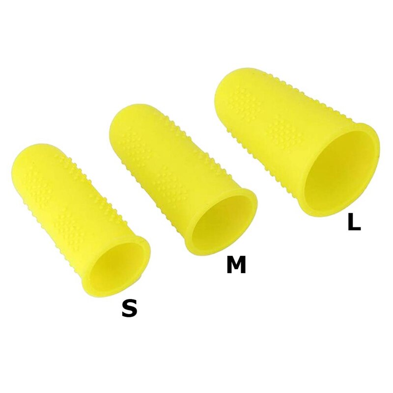 Yo -15 stk limverktøy fingerkapper silikon fingerbeskyttere for lim voks kolofonium harpiks honning lim scrapbooking