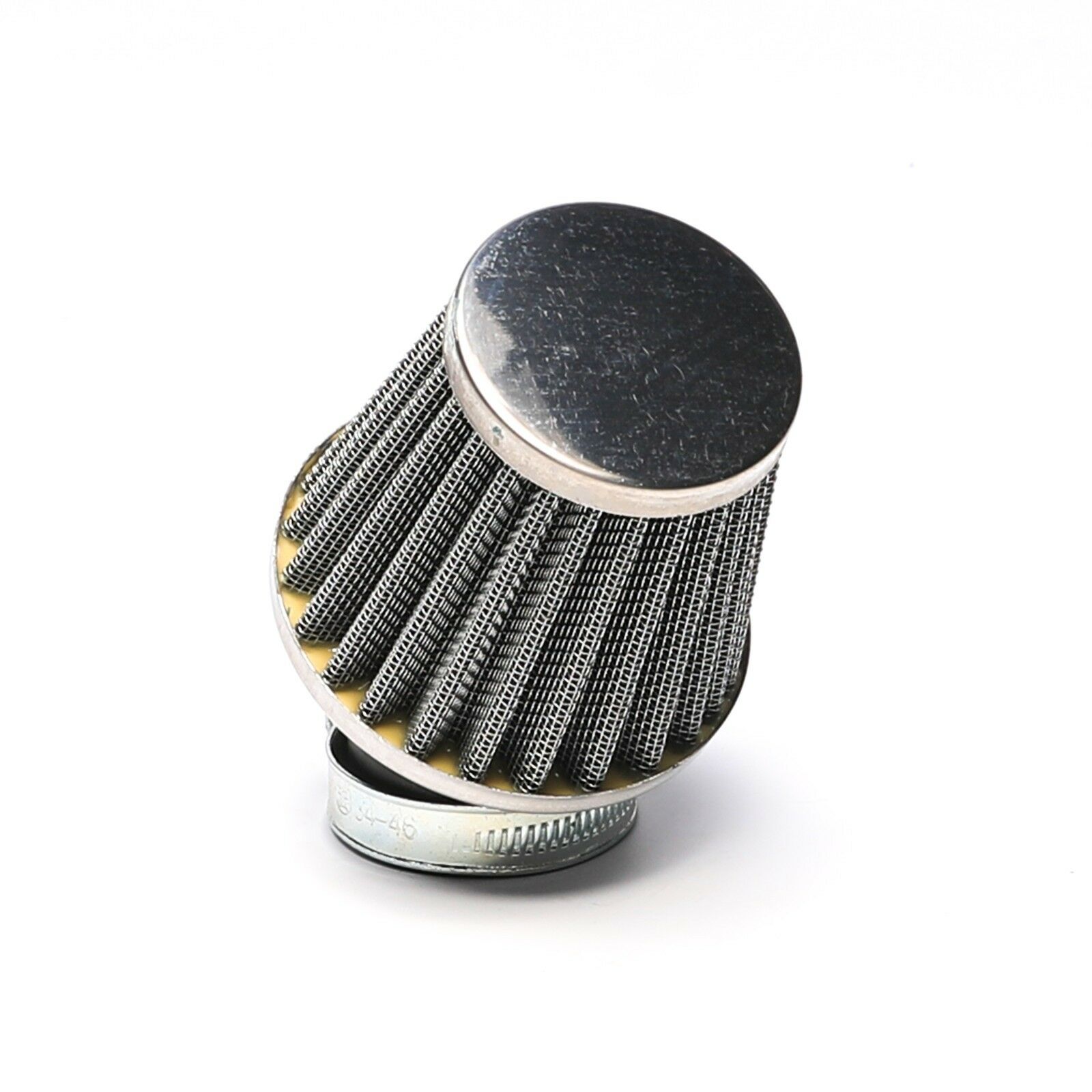 Filtros de aire en ángulo cromado de 35mm para moto ATV Quad Pit Dirt Bike Buggy