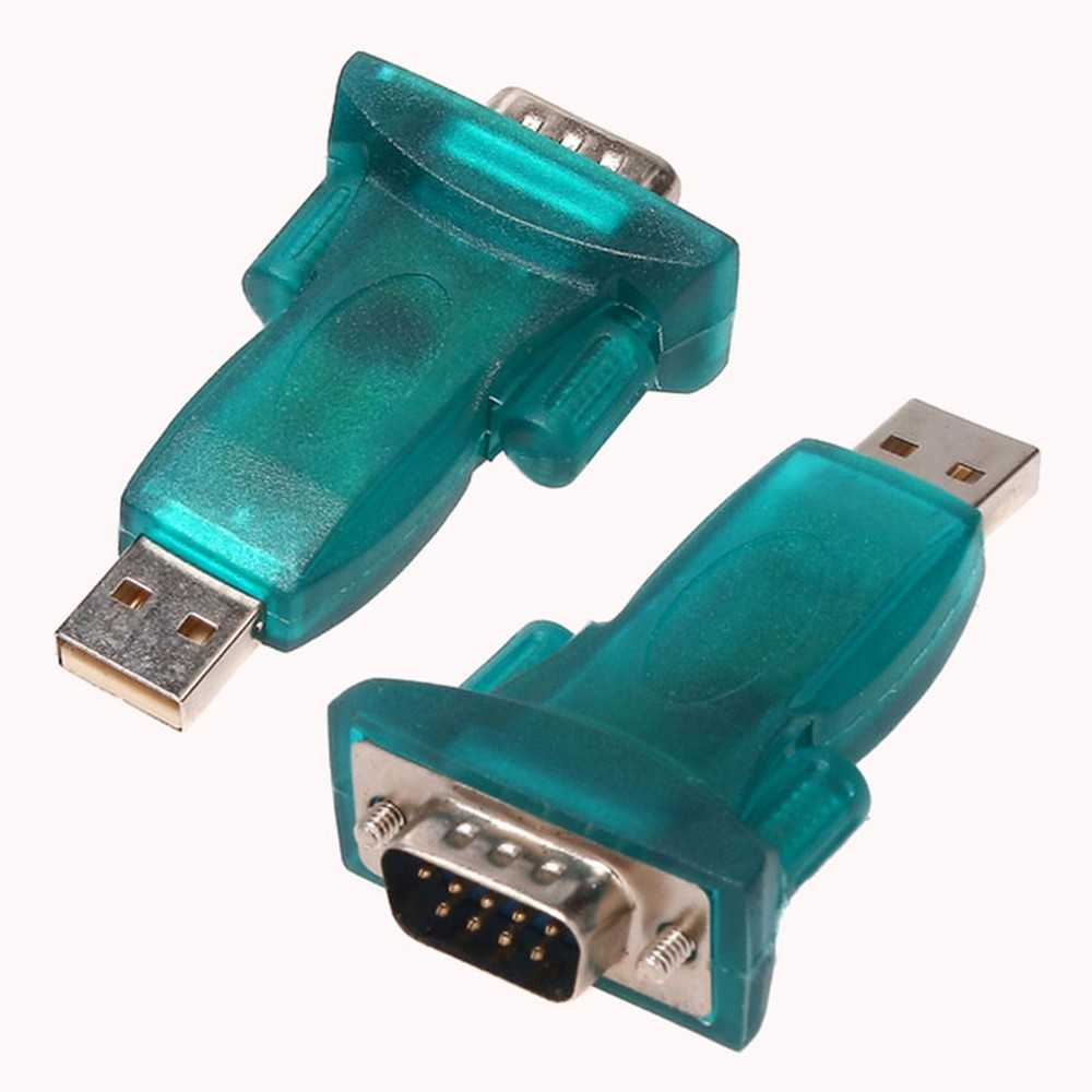Draagbare Usb 2.0 Type A Naar Com RS232 Rs 232 Seriële DB9 9 Pin Male Adapter Converter Plug Voor Computer pc Windows 7 Xp