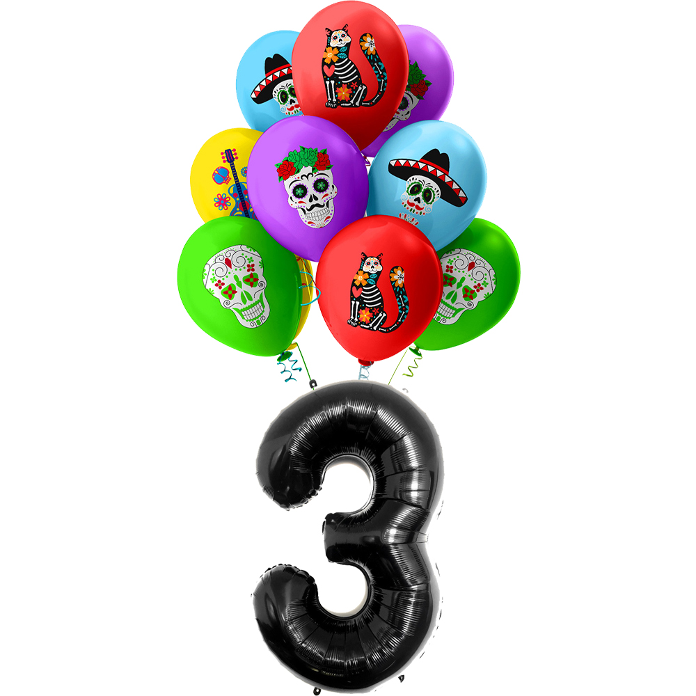 Decoraciones de cumpleaños con tema del Día de los Muertos, vajilla desechable para , servilletas de papel, vasos, platos, manteles, paja: Caqui oscuro