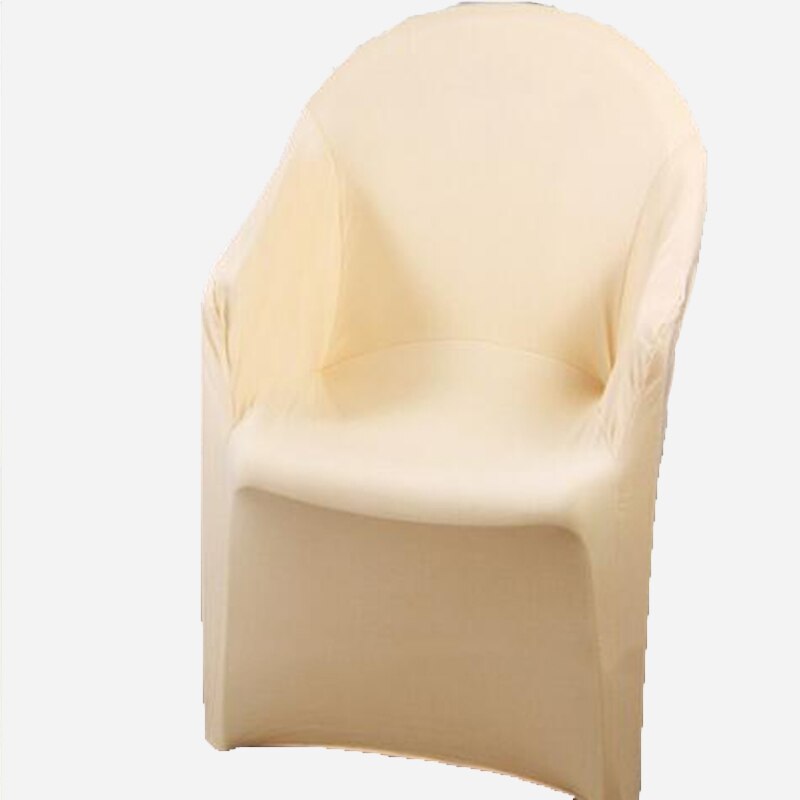 Elastisk lænestolbetræk stretch armstolsbetræk spandex slipcovers til lænestole bryllupsfest stol betræk housse de chaise: Champagne
