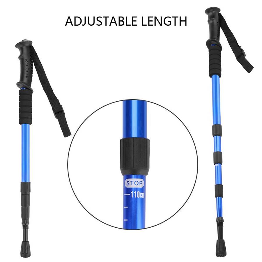 Outdoor Telescopic Hiking Stick Walking Climbing Trekking Pole Adjustable