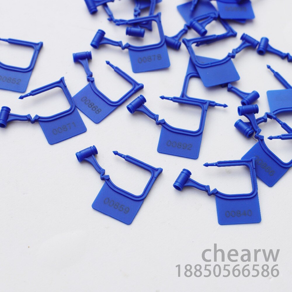 Cadenas en plastique jetable, 500 pièces, , compteur de serrure