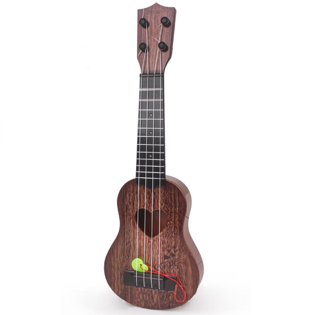 4 Strings Kinderen Simulatie Speelbaar Ukulele Gitaar Educatief Muziek Instrumenten Speelgoed Voor Beginners: Coffee