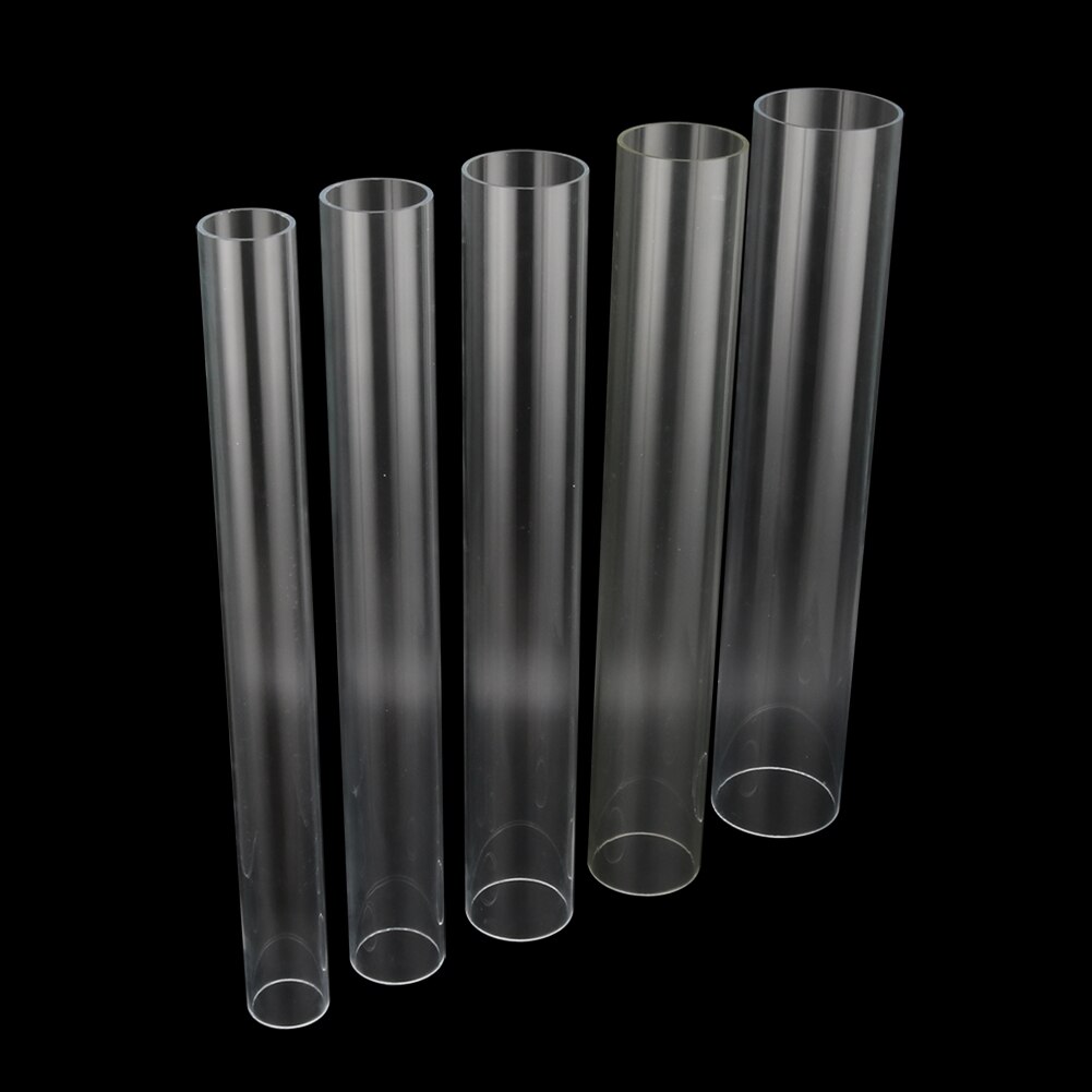 32/40/50/60/70/75/90mm Acryl Rohr transparent Acryl Rohr Fisch Panzer Aquarium Glas Rohr Garten Bewässerung Rohr Anschlüsse 1Pc