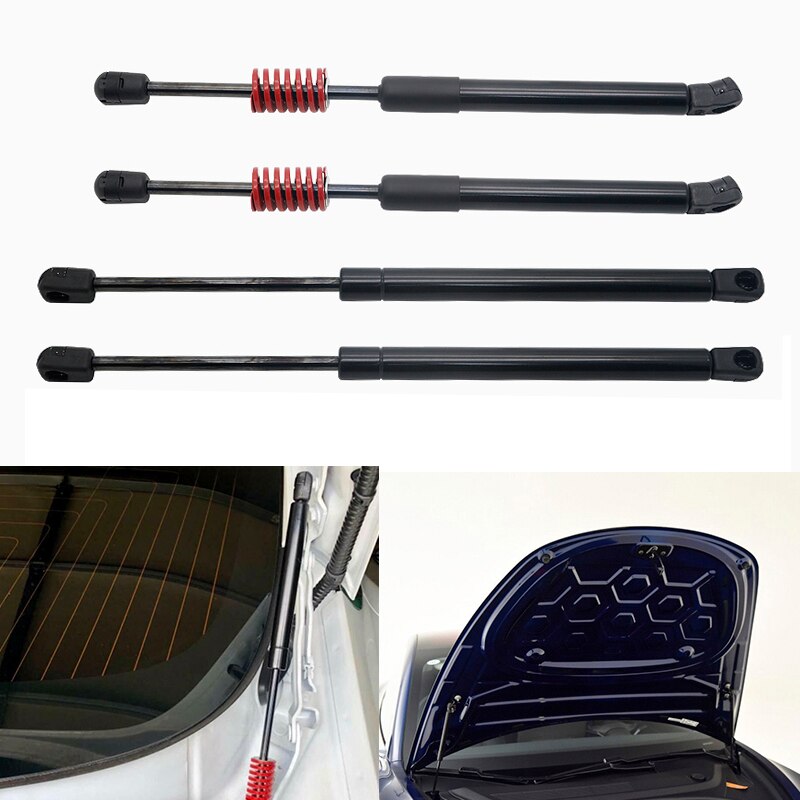 Vérins de levage de hayon de coffre arrière pour Tesla modèle 3 tige hydraulique de Support de choc de ressort à gaz de coffre avant: front and rear