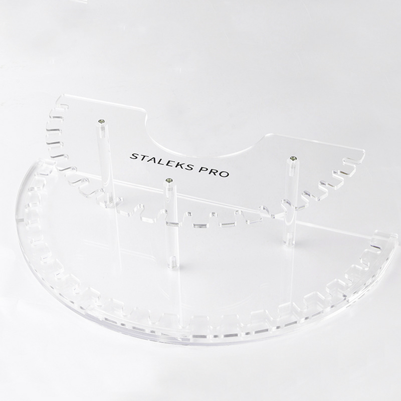 20 slots pincet opbevaring display stand akryl dobbelt lag viser hylde