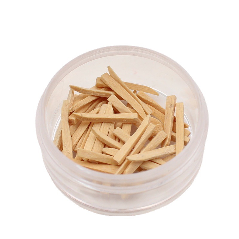 50pcs cunei dentali cunei per spazi vuoti in legno strumento da laboratorio per odontoiatria in legno strumenti per dentista cuneo per denti: Small