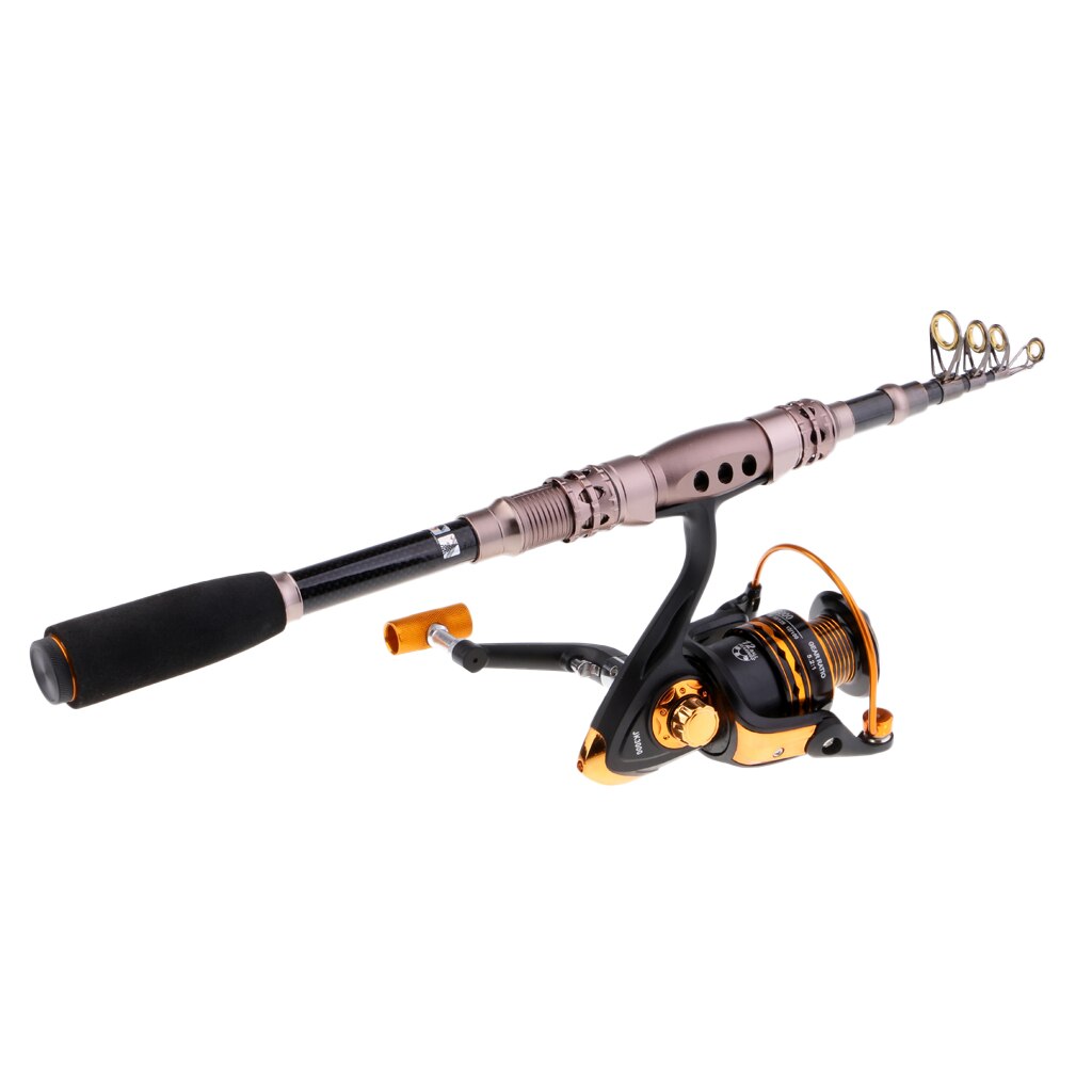 Telescopic Fishing Rod And Reel Combos Kit, Fishing Gear Pole Sets