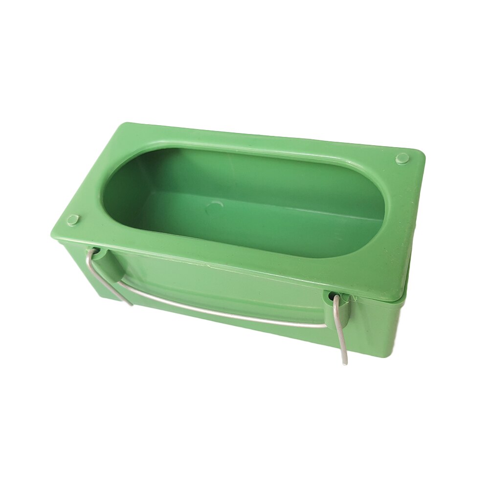 10Pcs Bird Feeder Plastic Food Feeding Box Holder Parrot Pigeon Cage Feeder Bird Feeding Bowl For Food Water Cage Accessories