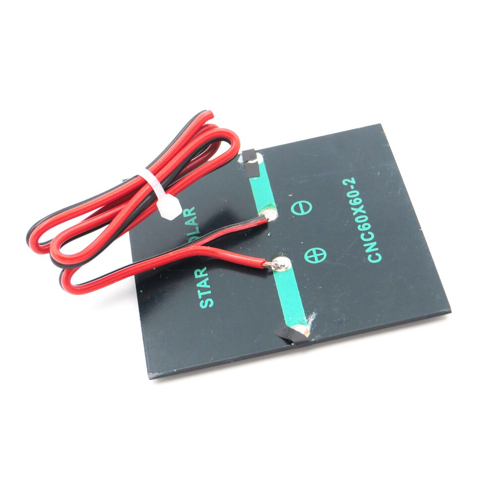 2 V 150mA 0.3W with 30cm extend wire Solar Panel Polycrystalline Silicon DIY Battery Charger Small Mini Cell cable toy 2V Volt