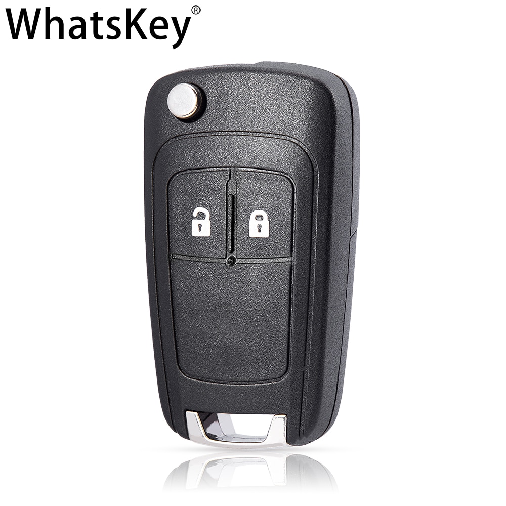 Whatskey 2 Knoppen Folding Autosleutel Shell Afstandsbediening Flip Sleutel Fob Geval Voor Opel Vauxhall Astra H Insignia J Vectra C Corsa D Zafira G