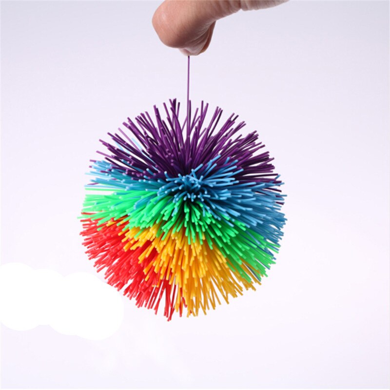 Anti-Stress 6cm/9cm Rainbow Fidget Sensory Ball Baby Funny Stretchy Ball Stress Relief Kids Autism Special Needs