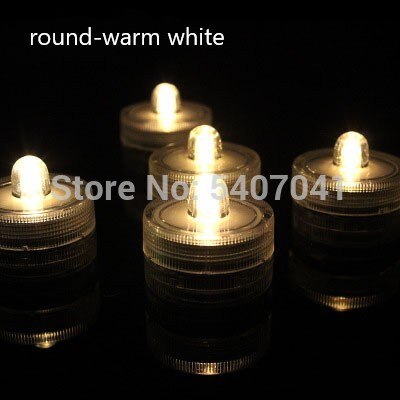 Silikonowe formy DIY świecznik choinka lampka do sypialni pojemnik formy żywica epoksydowa rękodzieło Charm narzędzie do wyrobu biżuterii: round-warm white