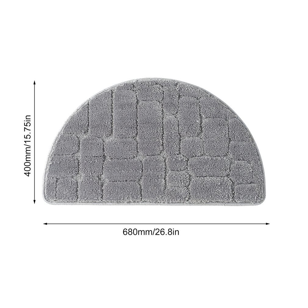 Floor Mat Indoor Outdoor Tapijt Water Absorptie Wasbare Deur Mat Microvezel Semi Cirkel Vloer Duurzaam Mat