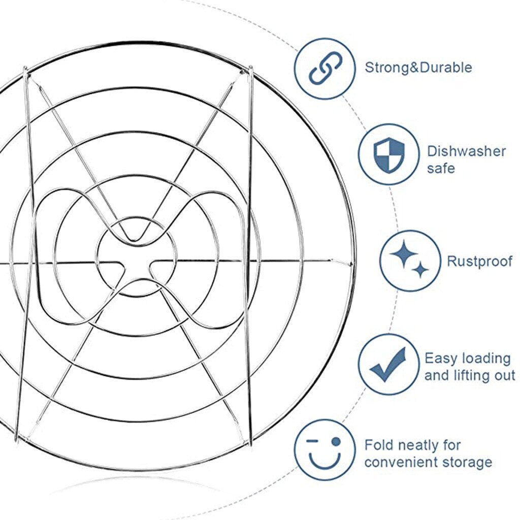 2PCs Stainless Steel Canning Rack Canner Rack Canning Jar Rack Kitchen supplies Fast