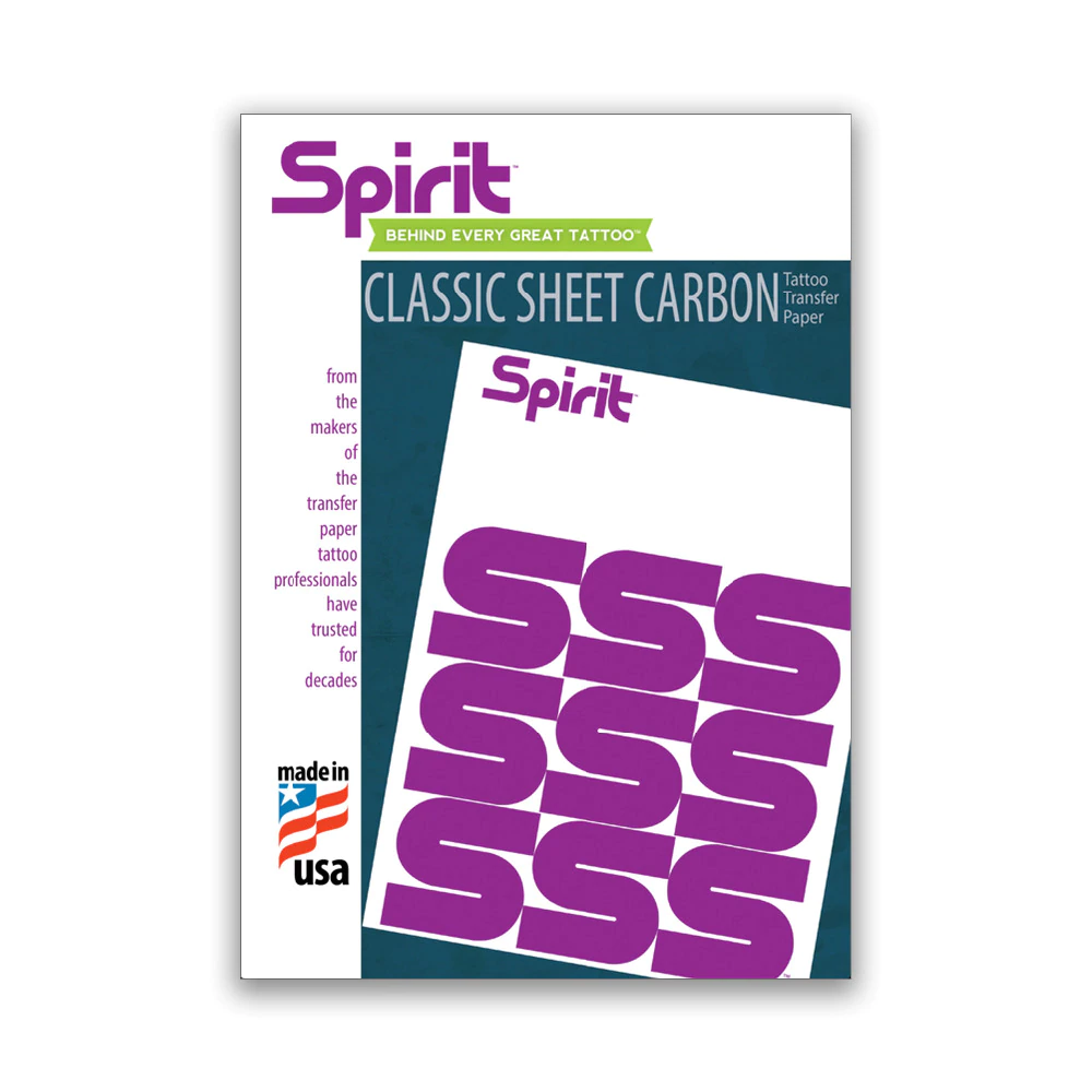 SPIRIT Classic Thermal Stencil Transfer Paper & SPIRIT Classic Sheet Carbon Transfer Paper Copier Paper For Tattoo Supply