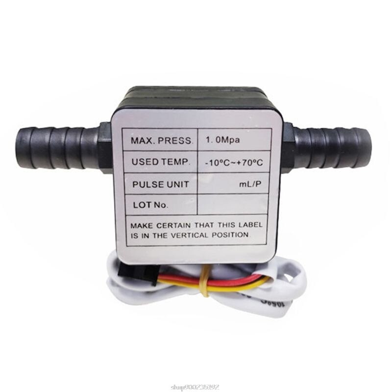 3" Flow Meter Indicator Sensor Counter Hall Flowmeter Lubricating Multipurpose Oil Fuel Gas Milk Water Liquid O30 20