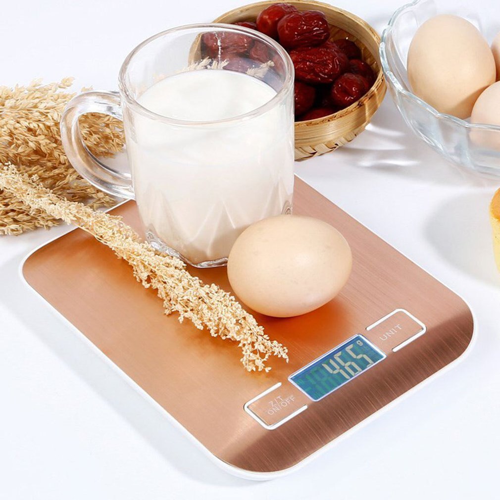 Stainless Steel Electronic Weighing Scales Portable Kitchen Vegetables Weight Balance Multifunctional Digital Food Scalediscount