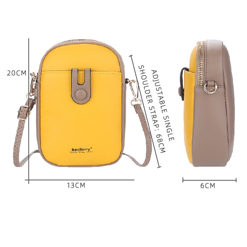 Frauen Weiche Leder Einzelnen Schulter Taschen Weibliche Multifunktions Große Kapazität Crossbody Geldbörse Damen Bote Brieftasche