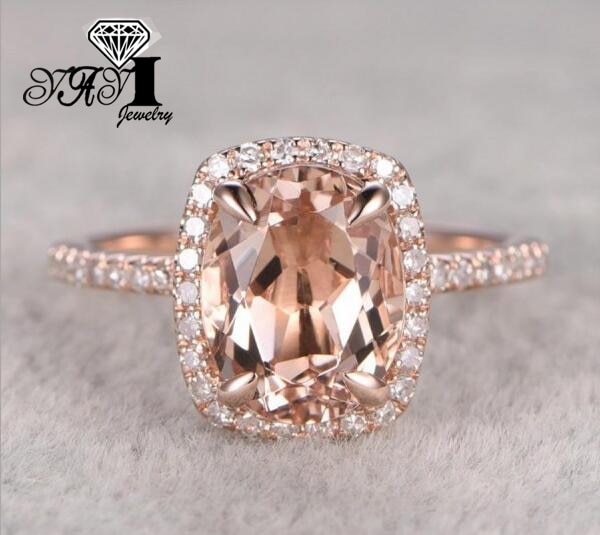 YaYI Schmuck Prinzessin Cut 6,3 CT Weiß Zirkon Gelb Gold Gefüllt Farbe Engagement Ringe hochzeit Herz Ringe Party Ringe