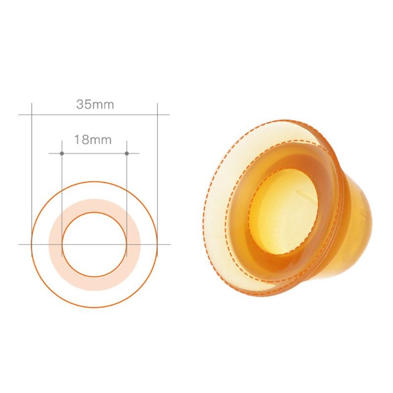 Corrector de pezón de silicona Nano plateado, 4 Uds./2 cajas, dispositivo de succión plana de ingestación empotrada, período de lactancia materna