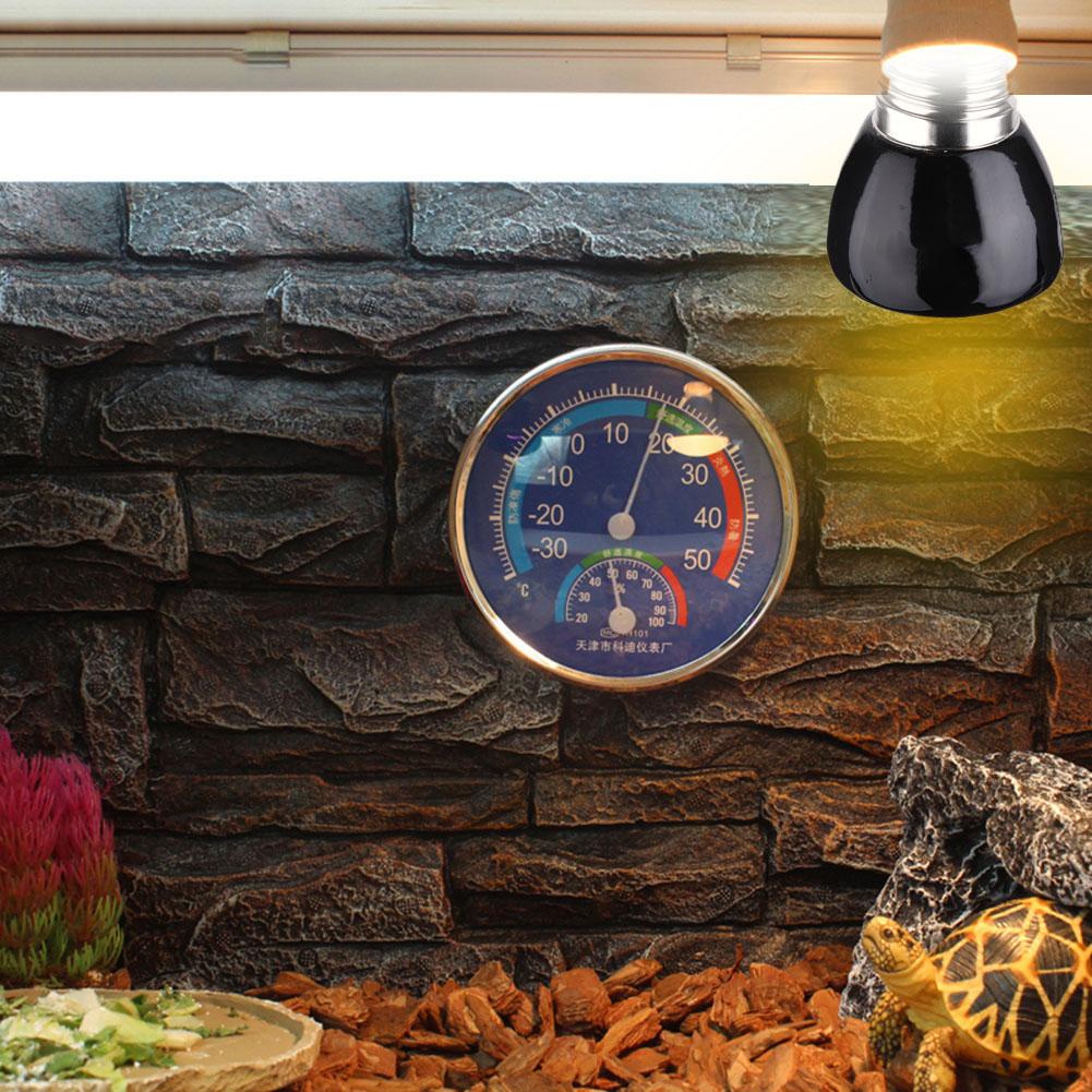 110v/220v 25w/50w/75w/100w e27 verre infrarood keramische verwarmingslamp voor huisdieren hagedis schildpad spin reptielen doosverwarmer warmtelamp