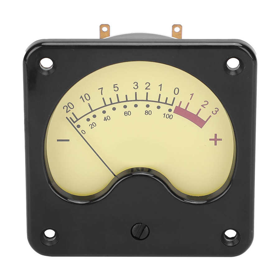 Portable TR 57 VU Meter Power Amplifier DB Meter with Backlight Sound Level Tester for Home Car