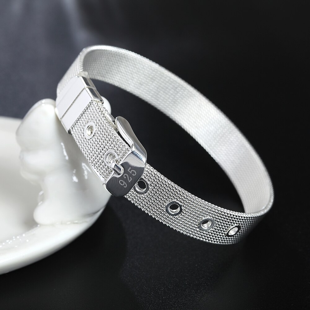925 silber Gold farbe exquisit 10mm kette männer frauen Kette edle hochzeit Armbinde charme hochzeit geburtstag einige stil