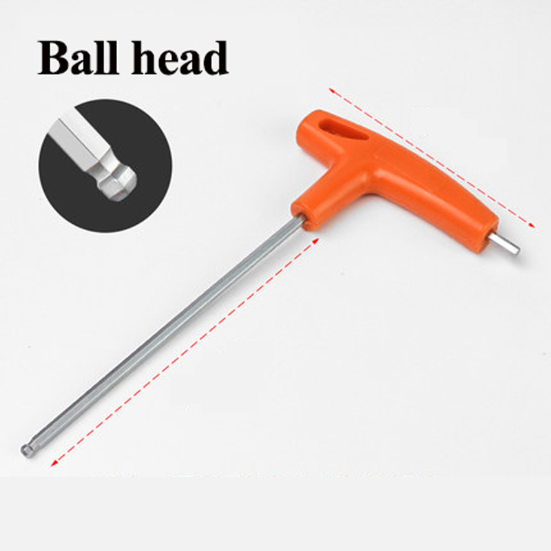 2/2.5/3/4/5/6/8/10mm Flat/Ball head Hex key allen wrench Hand tool Universal Quick Snap Adapter Chrome Vanadium Steel hexagona: 25mm / black