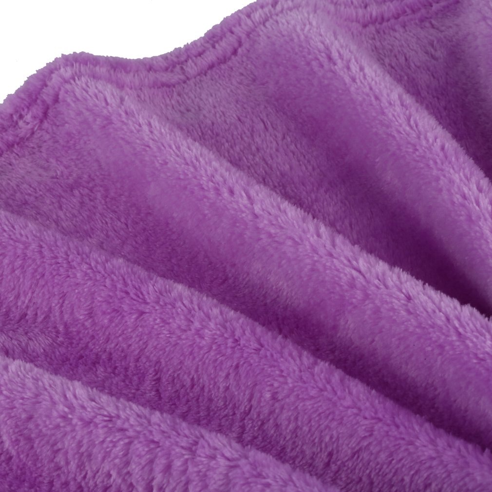 Mjuk och varm korall sammetsfilt vinterlakan överkast soffa rutigt tyg lätt mekanisk tvätt flanellfilt