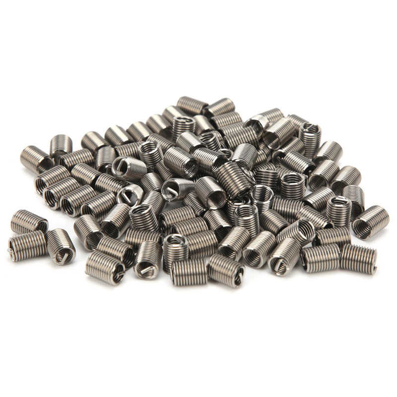 Draad Inserts Schroefdraad Reparatie Tool Wear‑resistant Voor Diy 100 Packs Handwerk Machine