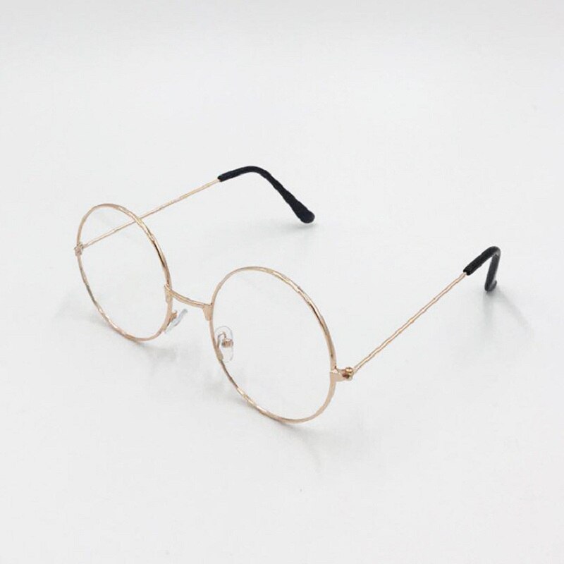 Round Plain Clear Glasses Ultra Light Metal Decoration Transparent Women Eyewear Frames Prescription Optical Spectacle Frames: 6